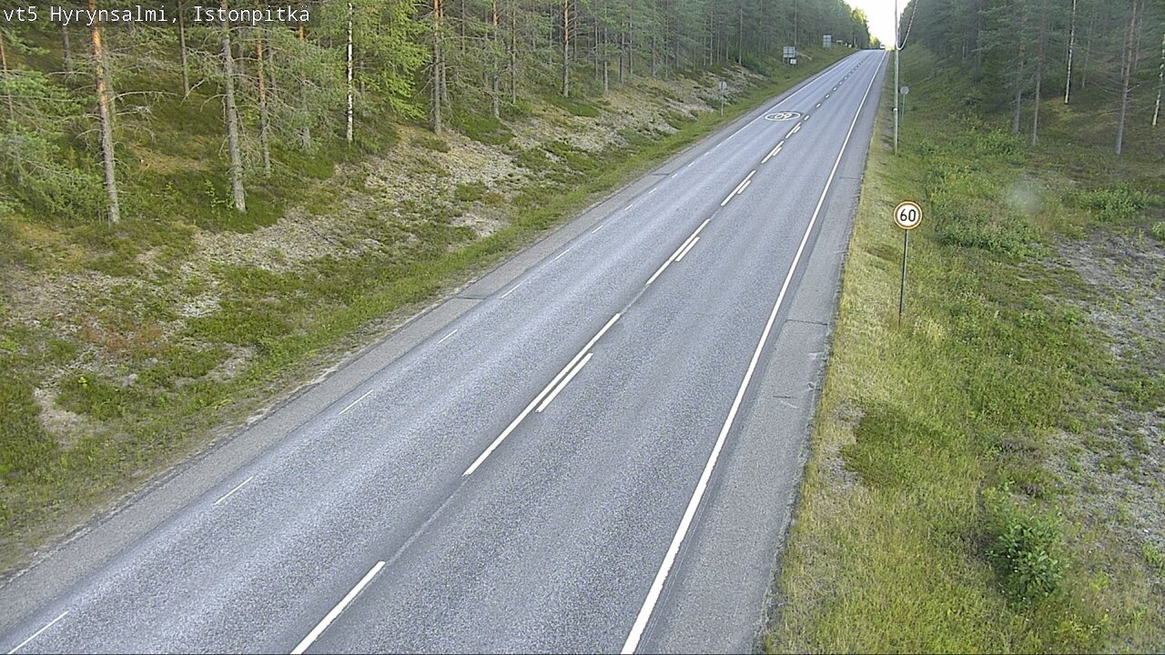 Kelikamerat Kuva Tie 5 Hyrynsalmi, Istonpitkä, Hyrynsalmi, Kainuu