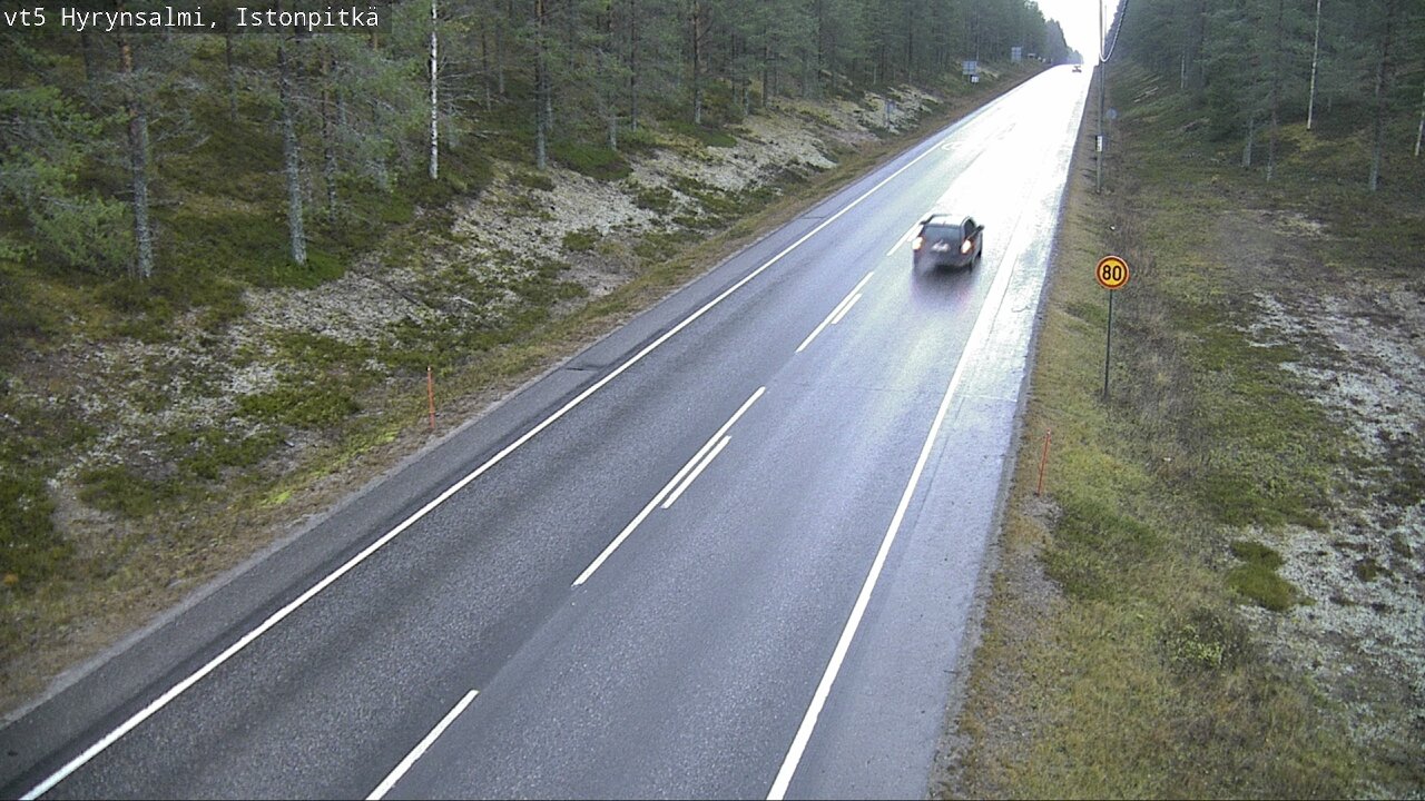 Kelikamerat Kuva Tie 5 Hyrynsalmi, Istonpitkä, Hyrynsalmi, Kainuu