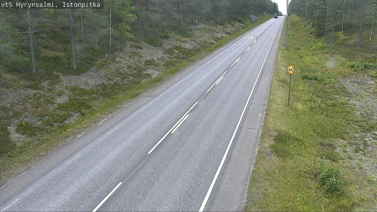 Kelikamerat Kuva Tie 5 Hyrynsalmi, Istonpitkä, Hyrynsalmi, Kainuu
