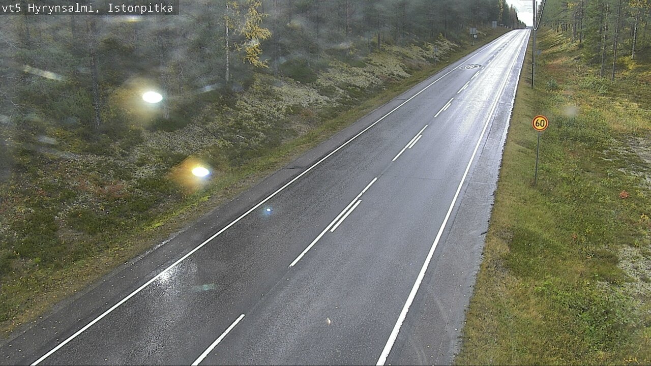 Weather Camera Image Road 5 Hyrynsalmi, Istonpitkä, Hyrynsalmi, Kainuu