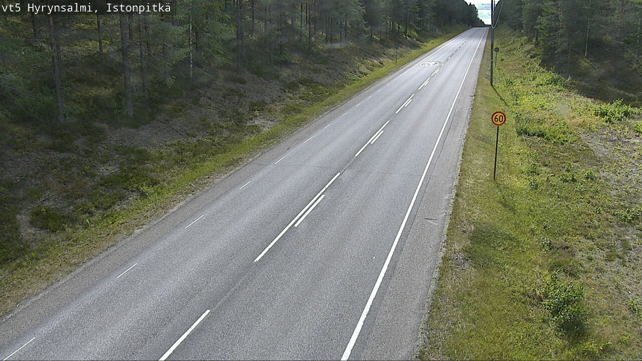 Kelikamerat Kuva Tie 5 Hyrynsalmi, Istonpitkä, Hyrynsalmi, Kainuu