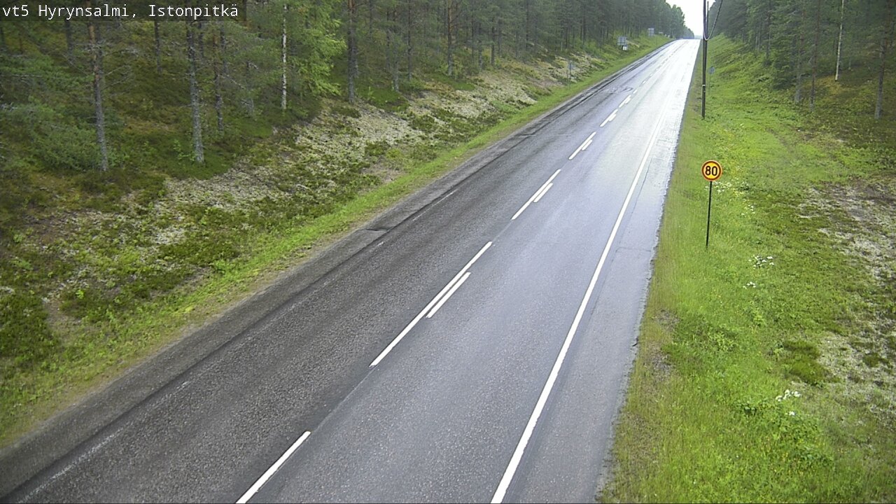 Kelikamerat Kuva Tie 5 Hyrynsalmi, Istonpitkä, Hyrynsalmi, Kainuu