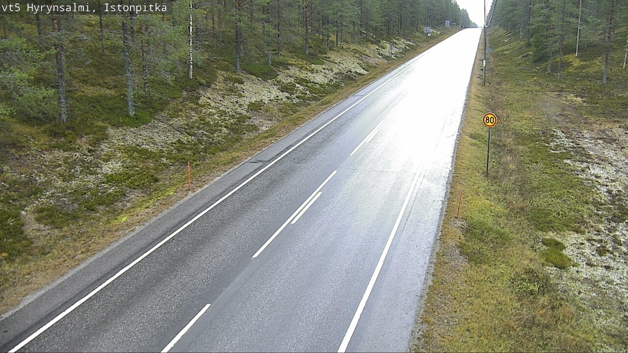 Kelikamerat Kuva Tie 5 Hyrynsalmi, Istonpitkä, Hyrynsalmi, Kainuu