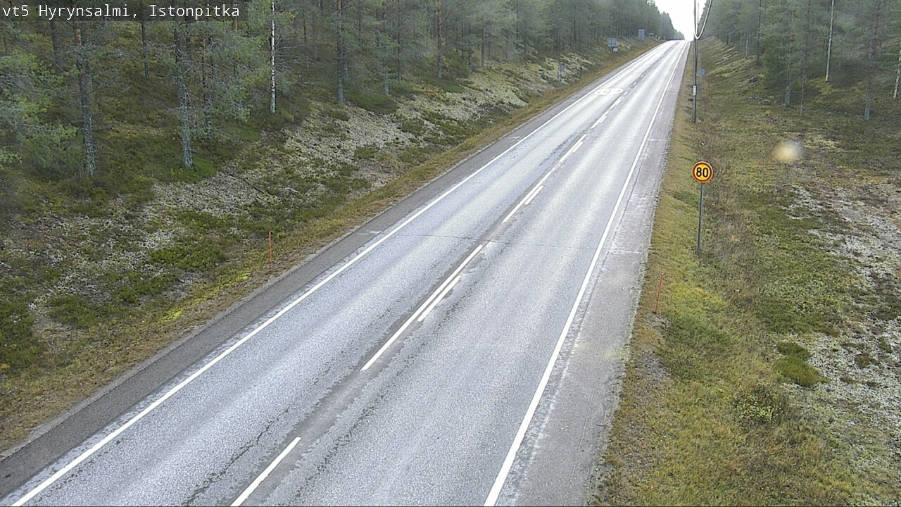 Kelikamerat Kuva Tie 5 Hyrynsalmi, Istonpitkä, Hyrynsalmi, Kainuu