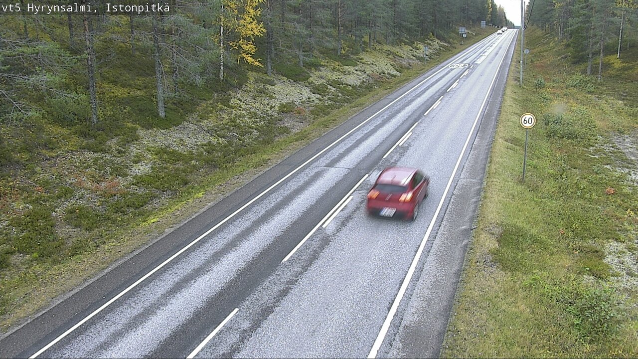 Kelikamerat Kuva Tie 5 Hyrynsalmi, Istonpitkä, Hyrynsalmi, Kainuu