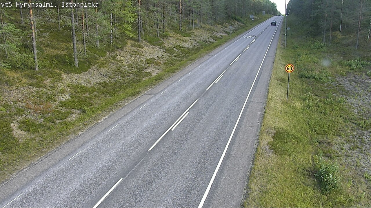 Kelikamerat Kuva Tie 5 Hyrynsalmi, Istonpitkä, Hyrynsalmi, Kainuu