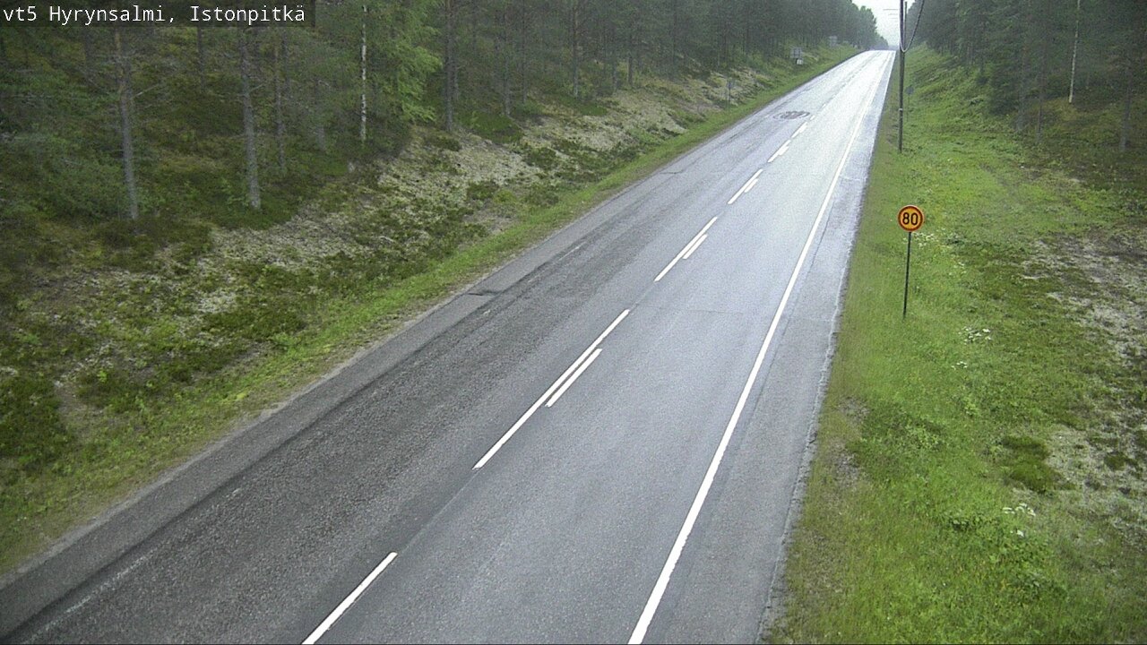 Kelikamerat Kuva Tie 5 Hyrynsalmi, Istonpitkä, Hyrynsalmi, Kainuu