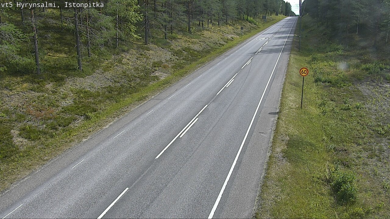 Kelikamerat Kuva Tie 5 Hyrynsalmi, Istonpitkä, Hyrynsalmi, Kainuu