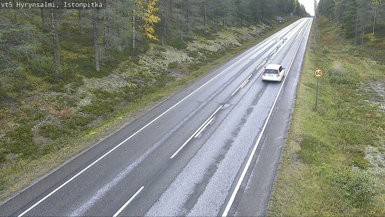 Kelikamerat Kuva Tie 5 Hyrynsalmi, Istonpitkä, Hyrynsalmi, Kainuu