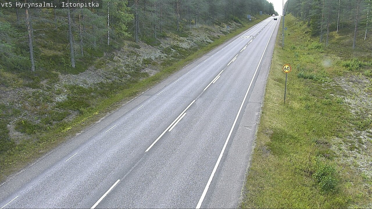 Kelikamerat Kuva Tie 5 Hyrynsalmi, Istonpitkä, Hyrynsalmi, Kainuu