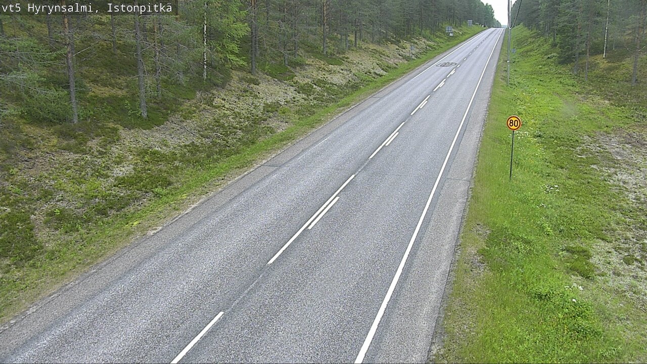 Kelikamerat Kuva Tie 5 Hyrynsalmi, Istonpitkä, Hyrynsalmi, Kainuu