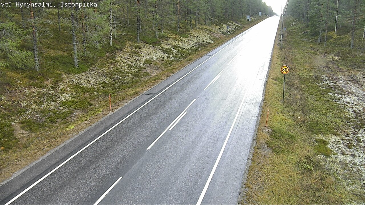 Kelikamerat Kuva Tie 5 Hyrynsalmi, Istonpitkä, Hyrynsalmi, Kainuu