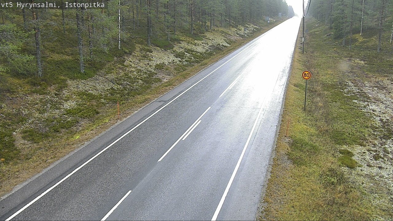 Kelikamerat Kuva Tie 5 Hyrynsalmi, Istonpitkä, Hyrynsalmi, Kainuu