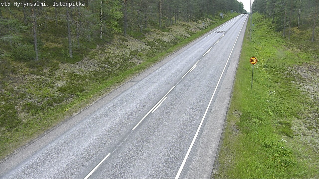 Kelikamerat Kuva Tie 5 Hyrynsalmi, Istonpitkä, Hyrynsalmi, Kainuu