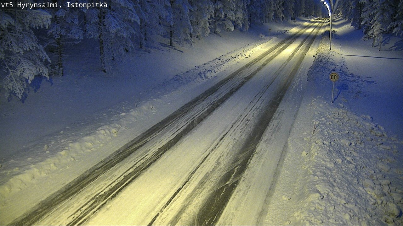 Kelikamerat Kuva Tie 5 Hyrynsalmi, Istonpitkä, Hyrynsalmi, Kainuu