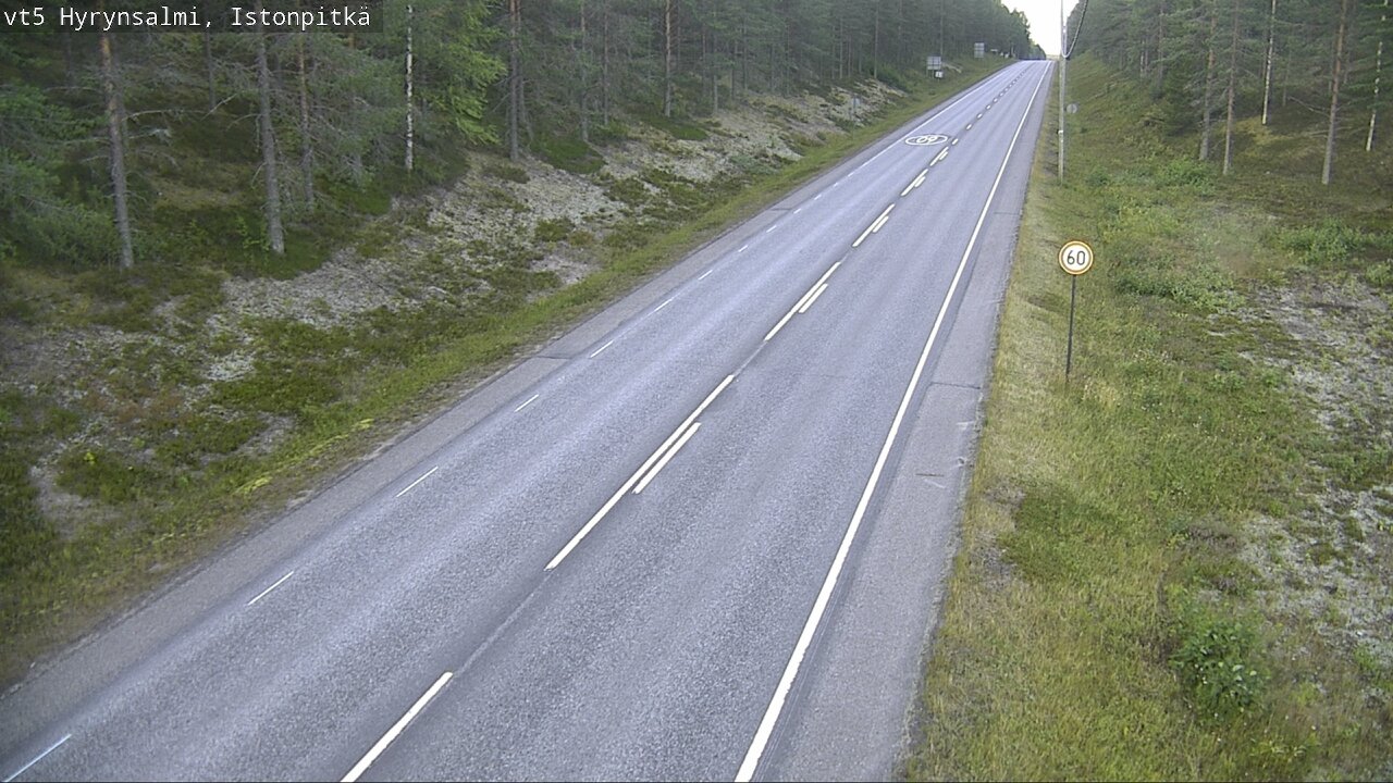 Kelikamerat Kuva Tie 5 Hyrynsalmi, Istonpitkä, Hyrynsalmi, Kainuu