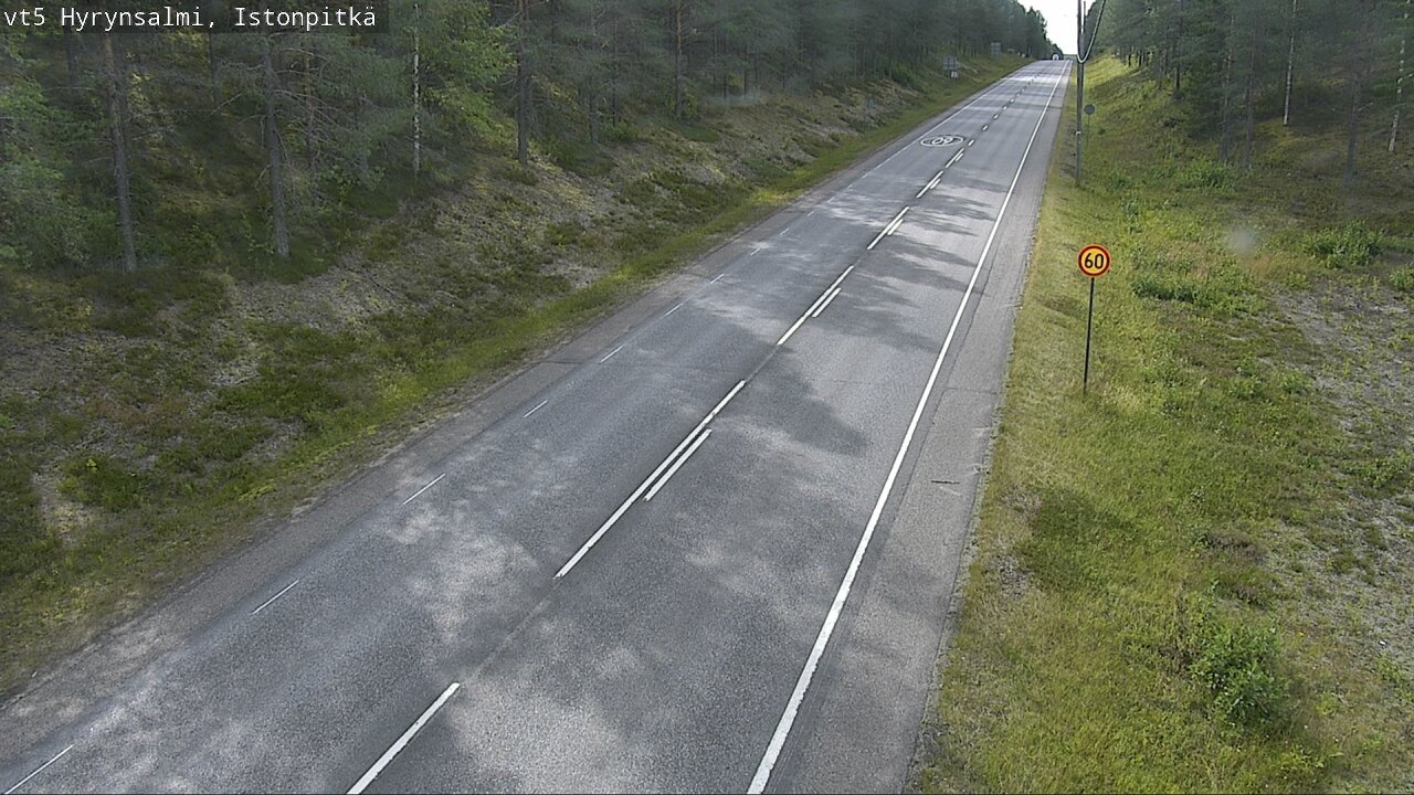 Kelikamerat Kuva Tie 5 Hyrynsalmi, Istonpitkä, Hyrynsalmi, Kainuu