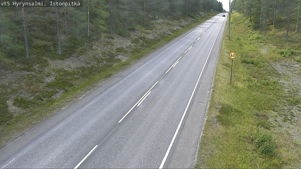 Kelikamerat Kuva Tie 5 Hyrynsalmi, Istonpitkä, Hyrynsalmi, Kainuu