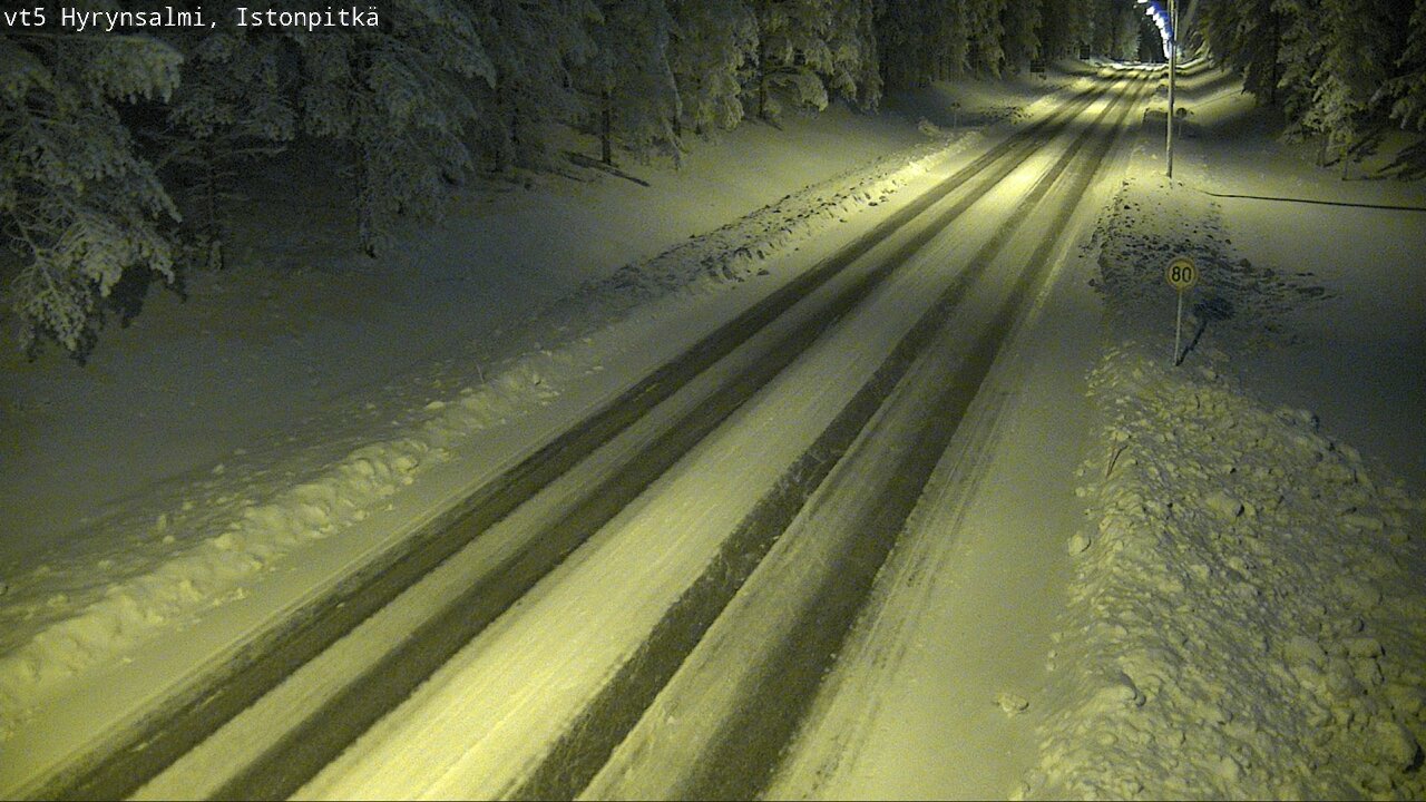 Kelikamerat Kuva Tie 5 Hyrynsalmi, Istonpitkä, Hyrynsalmi, Kainuu