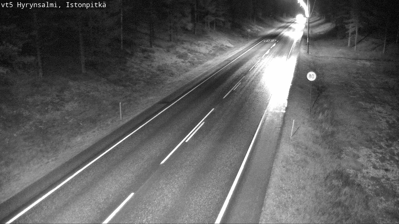 Kelikamerat Kuva Tie 5 Hyrynsalmi, Istonpitkä, Hyrynsalmi, Kainuu