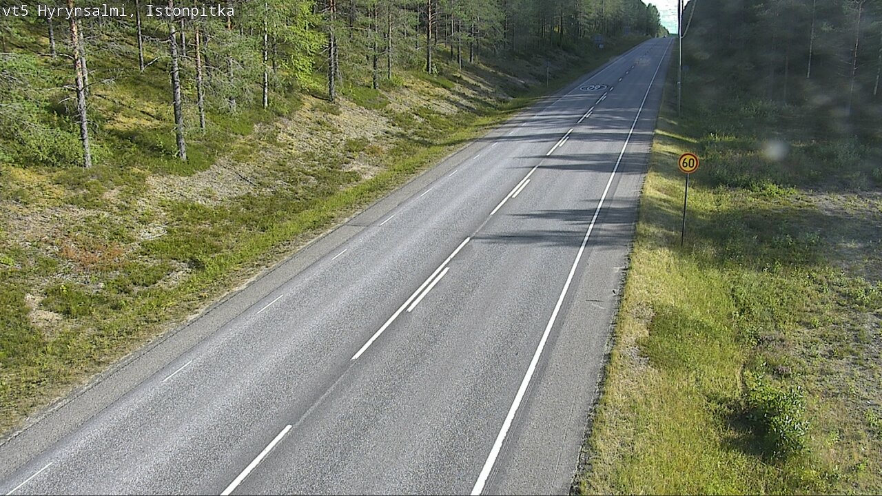 Kelikamerat Kuva Tie 5 Hyrynsalmi, Istonpitkä, Hyrynsalmi, Kainuu