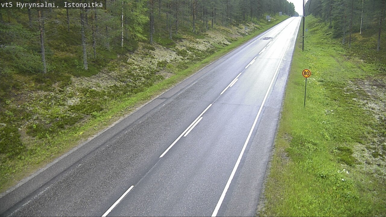 Kelikamerat Kuva Tie 5 Hyrynsalmi, Istonpitkä, Hyrynsalmi, Kainuu