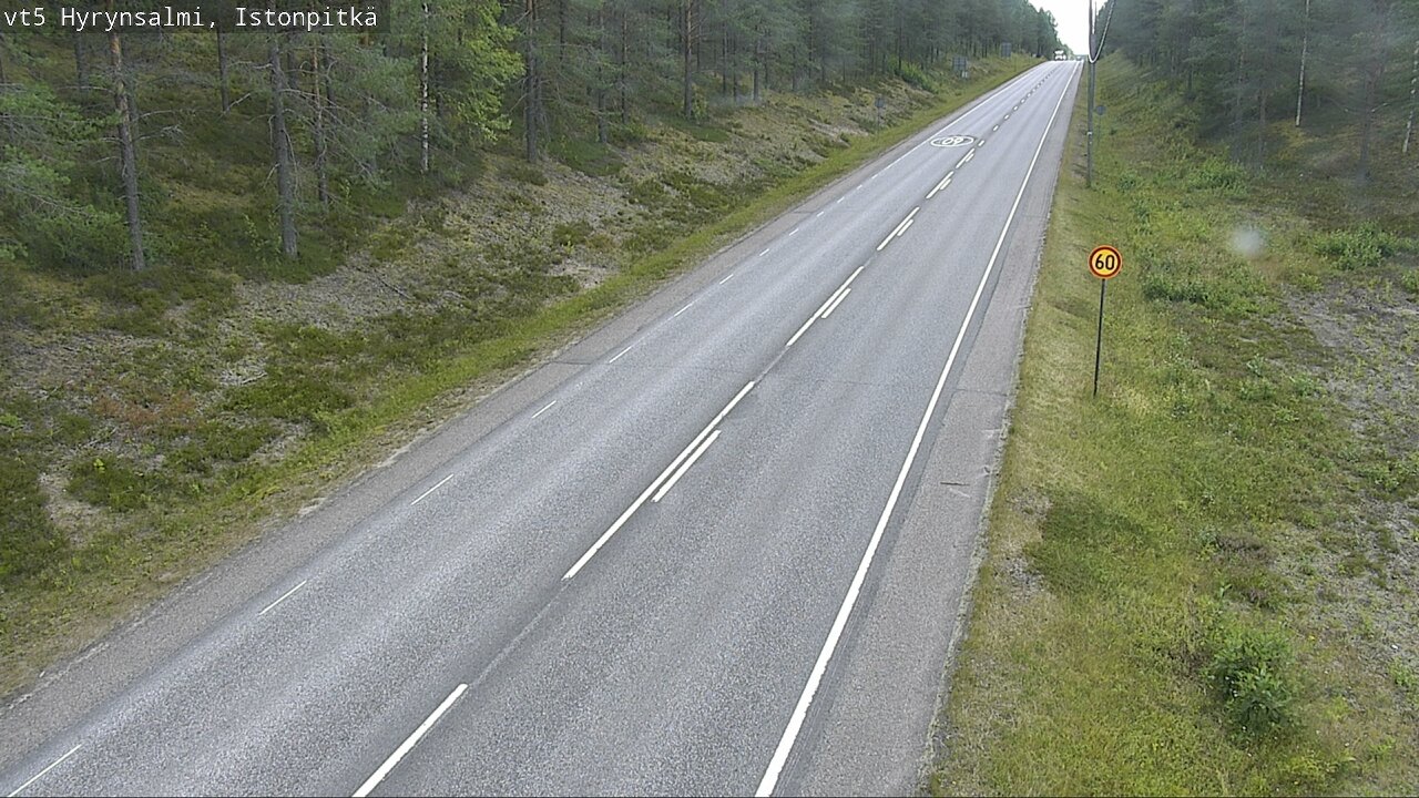 Kelikamerat Kuva Tie 5 Hyrynsalmi, Istonpitkä, Hyrynsalmi, Kainuu