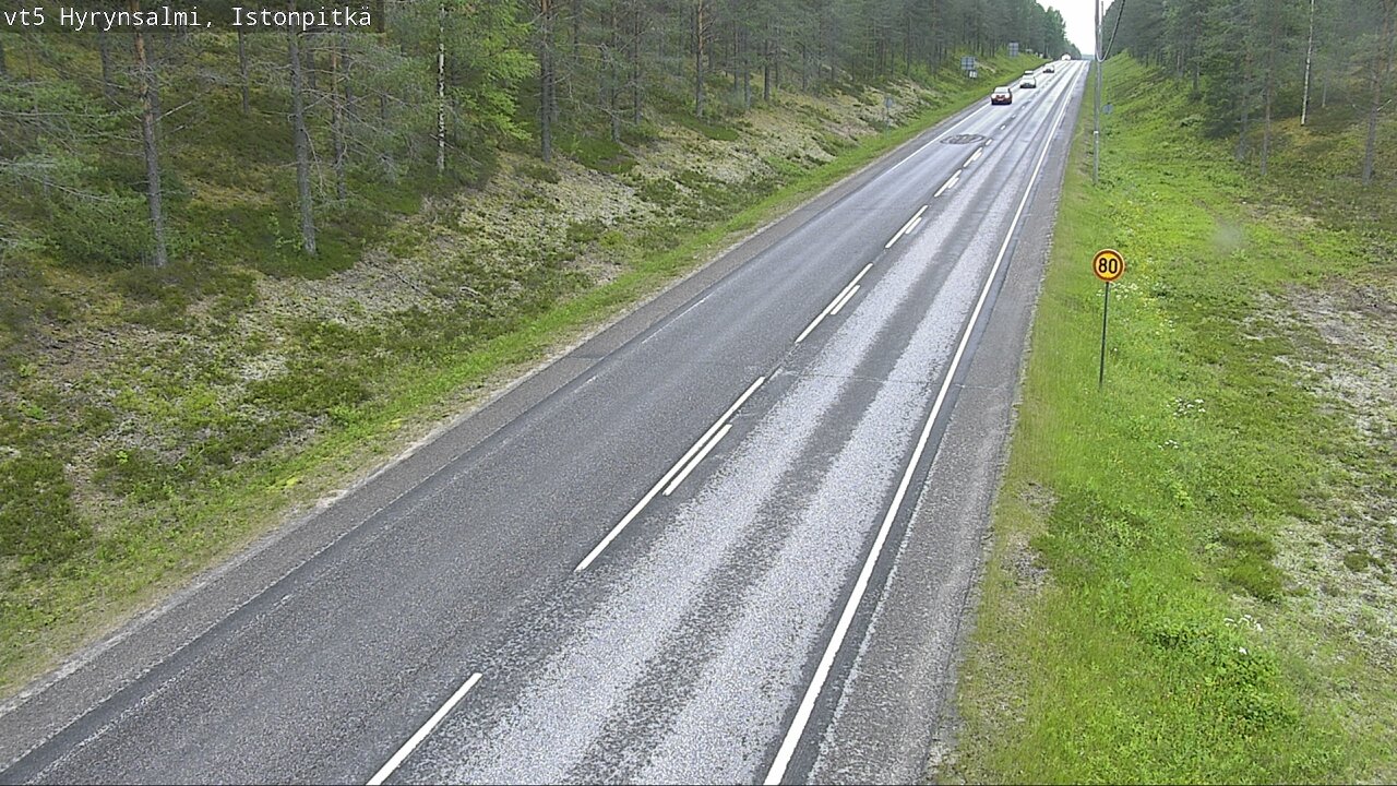 Kelikamerat Kuva Tie 5 Hyrynsalmi, Istonpitkä, Hyrynsalmi, Kainuu