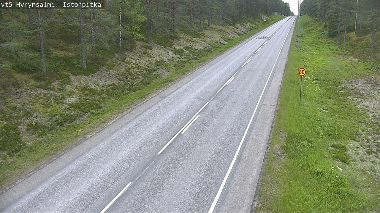 Kelikamerat Kuva Tie 5 Hyrynsalmi, Istonpitkä, Hyrynsalmi, Kainuu