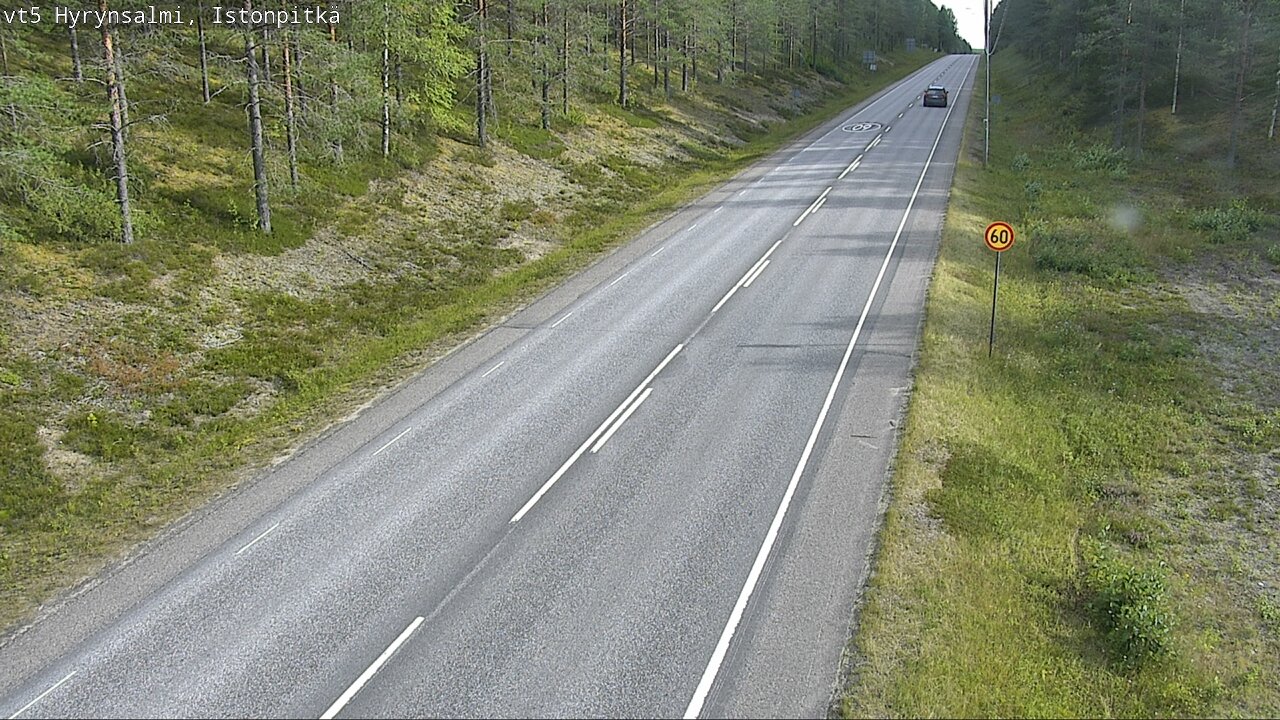 Kelikamerat Kuva Tie 5 Hyrynsalmi, Istonpitkä, Hyrynsalmi, Kainuu