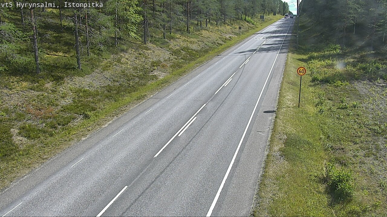 Kelikamerat Kuva Tie 5 Hyrynsalmi, Istonpitkä, Hyrynsalmi, Kainuu