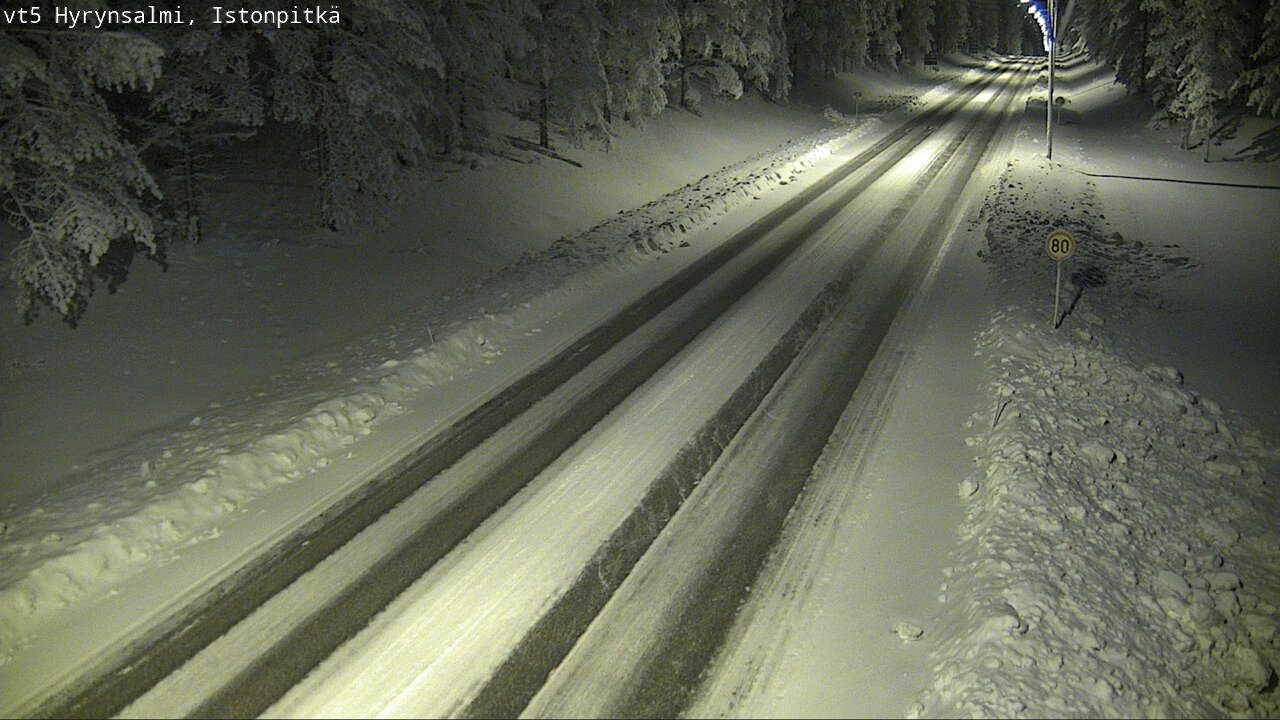 Kelikamerat Kuva Tie 5 Hyrynsalmi, Istonpitkä, Hyrynsalmi, Kainuu