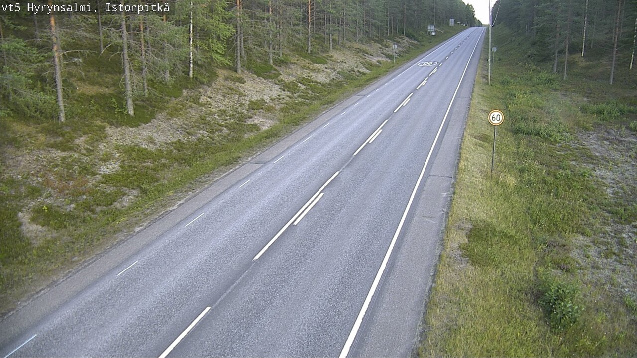 Kelikamerat Kuva Tie 5 Hyrynsalmi, Istonpitkä, Hyrynsalmi, Kainuu