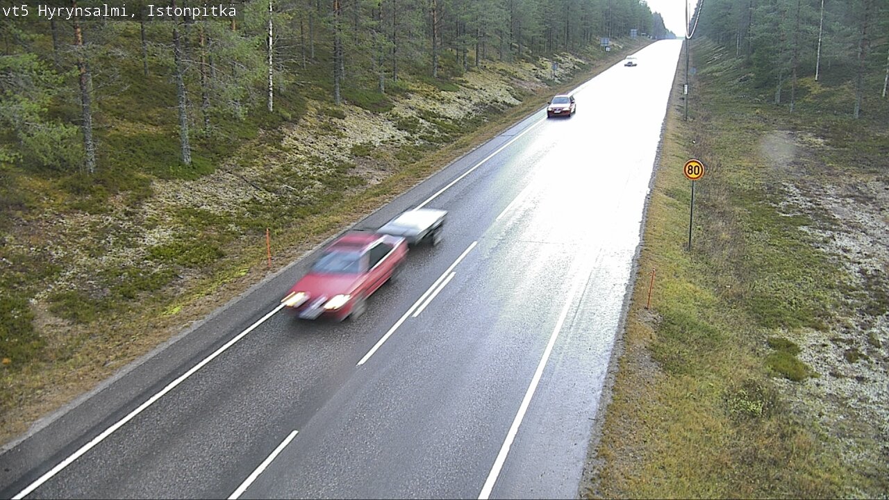 Kelikamerat Kuva Tie 5 Hyrynsalmi, Istonpitkä, Hyrynsalmi, Kainuu