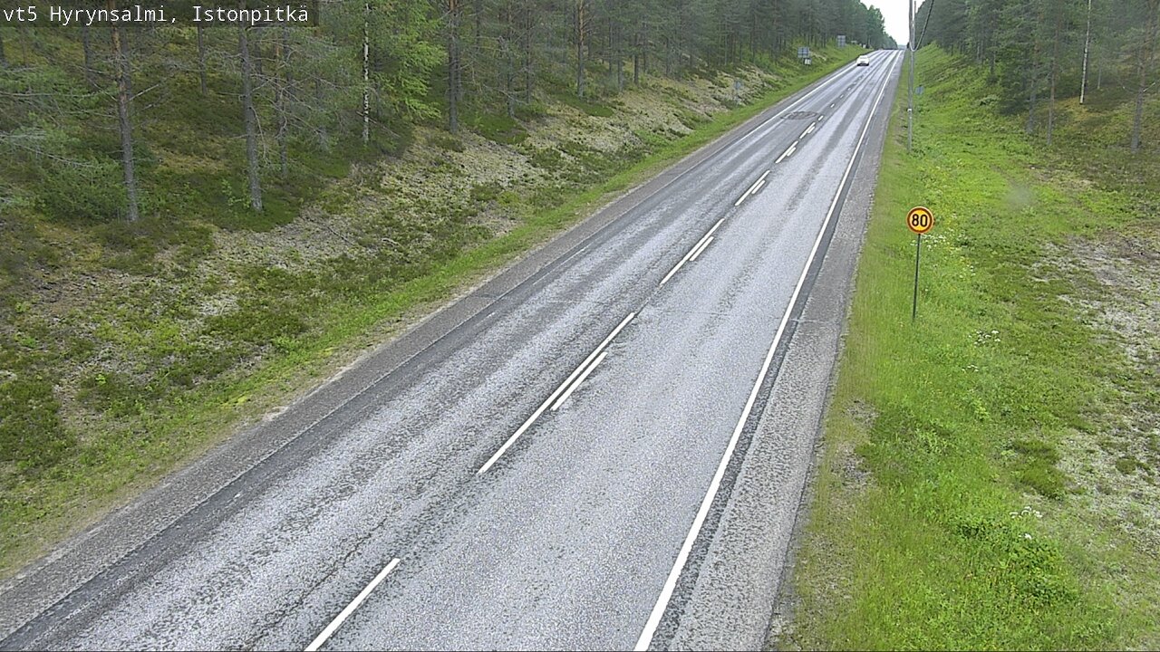 Kelikamerat Kuva Tie 5 Hyrynsalmi, Istonpitkä, Hyrynsalmi, Kainuu