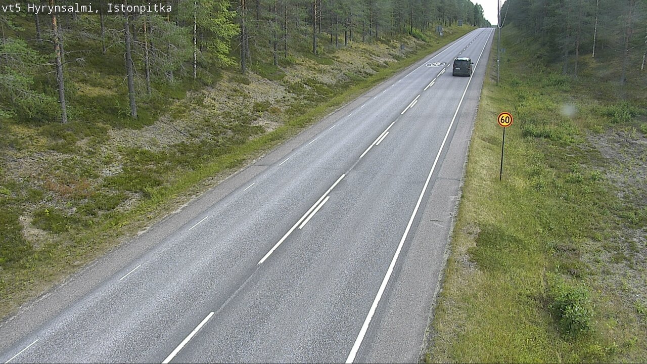 Kelikamerat Kuva Tie 5 Hyrynsalmi, Istonpitkä, Hyrynsalmi, Kainuu