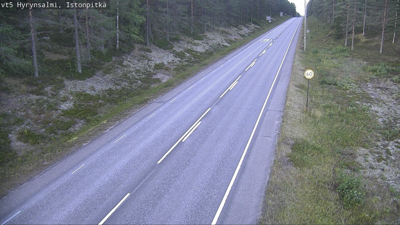 Kelikamerat Kuva Tie 5 Hyrynsalmi, Istonpitkä, Hyrynsalmi, Kainuu