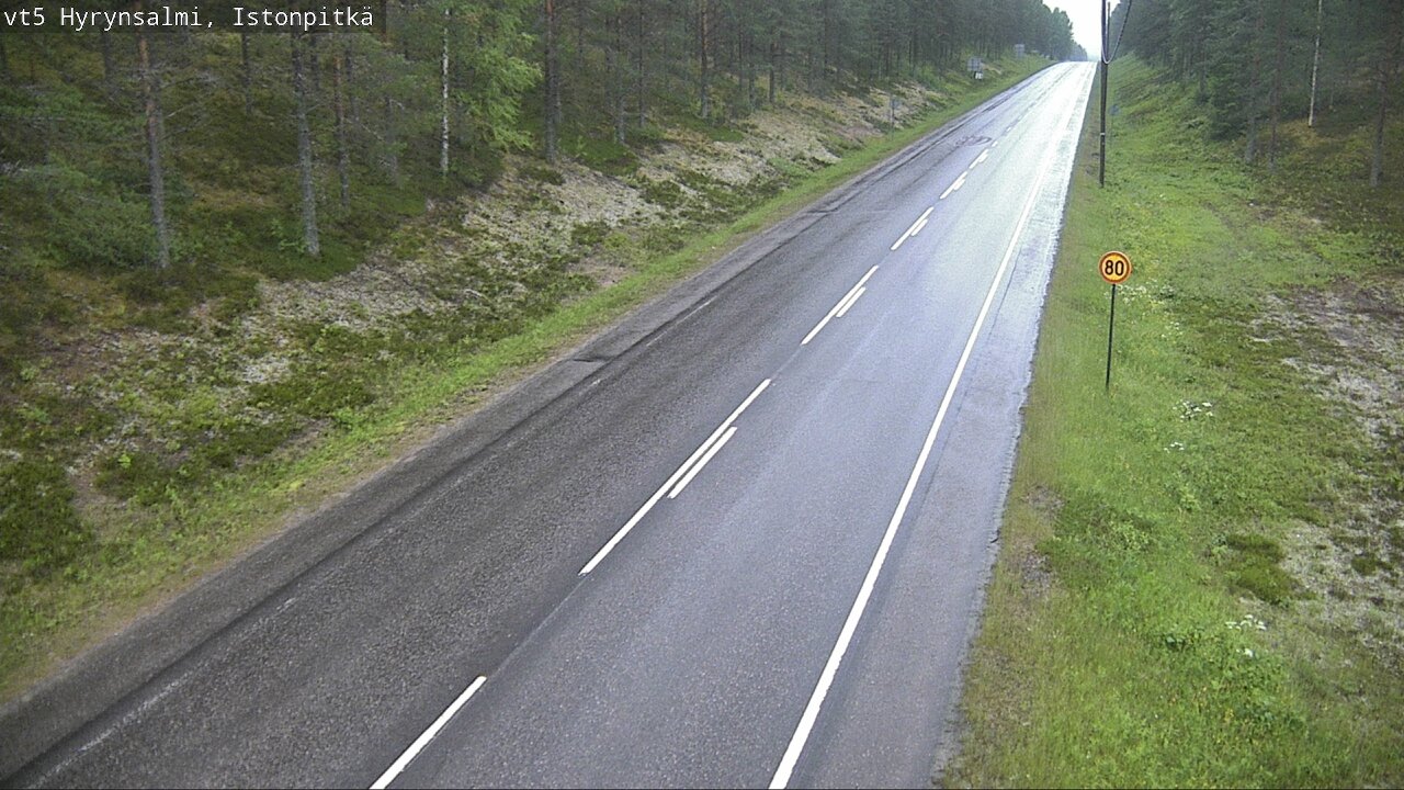 Kelikamerat Kuva Tie 5 Hyrynsalmi, Istonpitkä, Hyrynsalmi, Kainuu