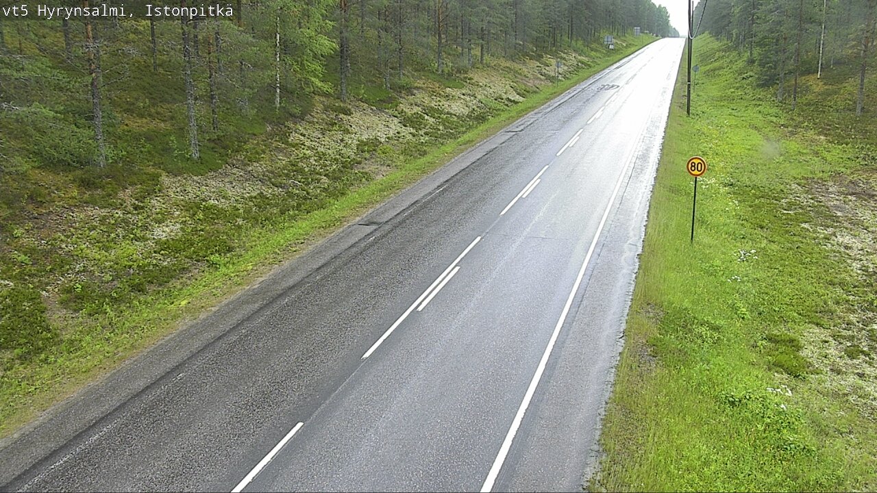 Kelikamerat Kuva Tie 5 Hyrynsalmi, Istonpitkä, Hyrynsalmi, Kainuu