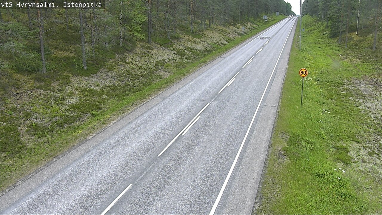 Kelikamerat Kuva Tie 5 Hyrynsalmi, Istonpitkä, Hyrynsalmi, Kainuu