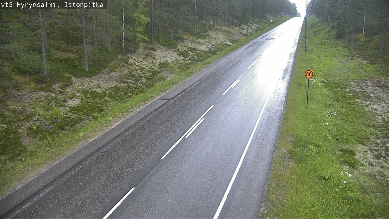 Kelikamerat Kuva Tie 5 Hyrynsalmi, Istonpitkä, Hyrynsalmi, Kainuu