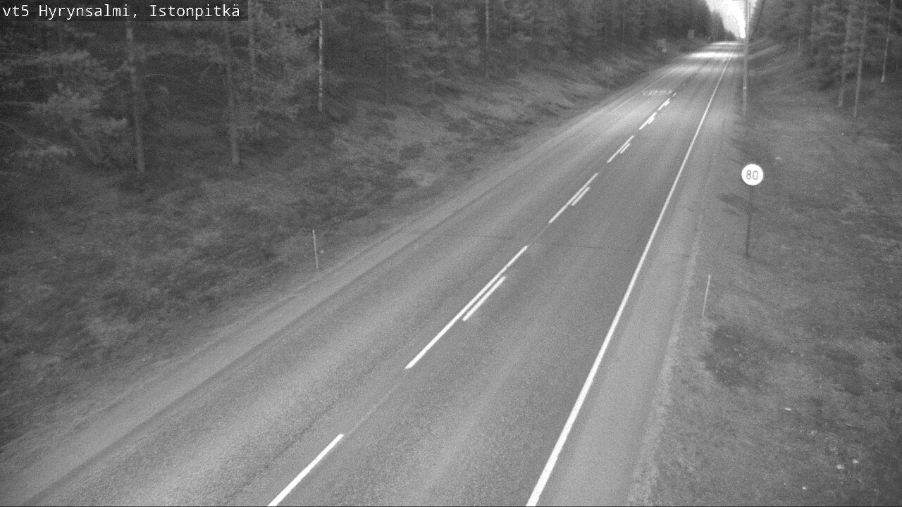 Kelikamerat Kuva Tie 5 Hyrynsalmi, Istonpitkä, Hyrynsalmi, Kainuu