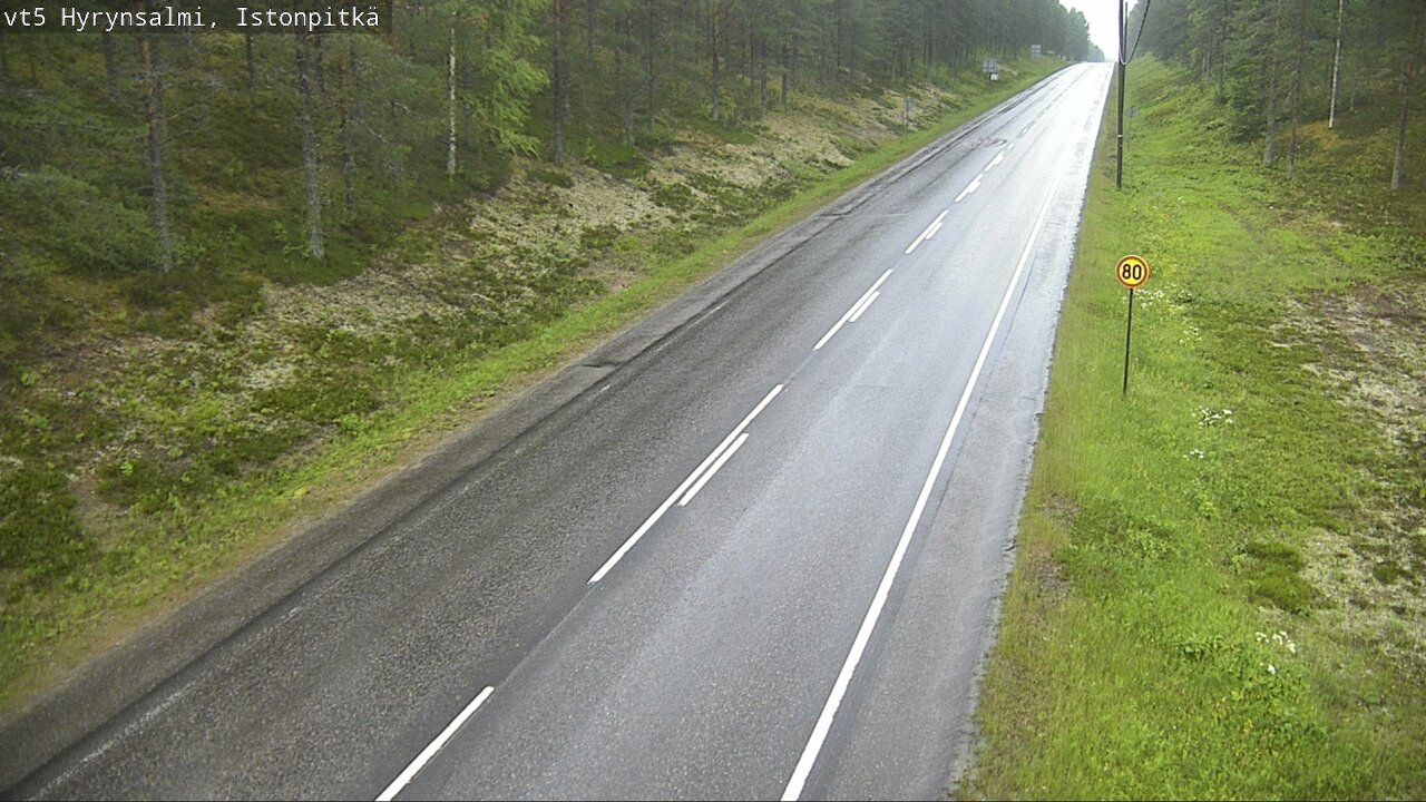 Kelikamerat Kuva Tie 5 Hyrynsalmi, Istonpitkä, Hyrynsalmi, Kainuu