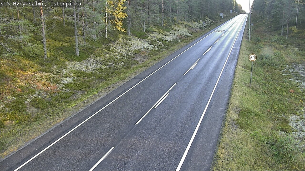 Kelikamerat Kuva Tie 5 Hyrynsalmi, Istonpitkä, Hyrynsalmi, Kainuu