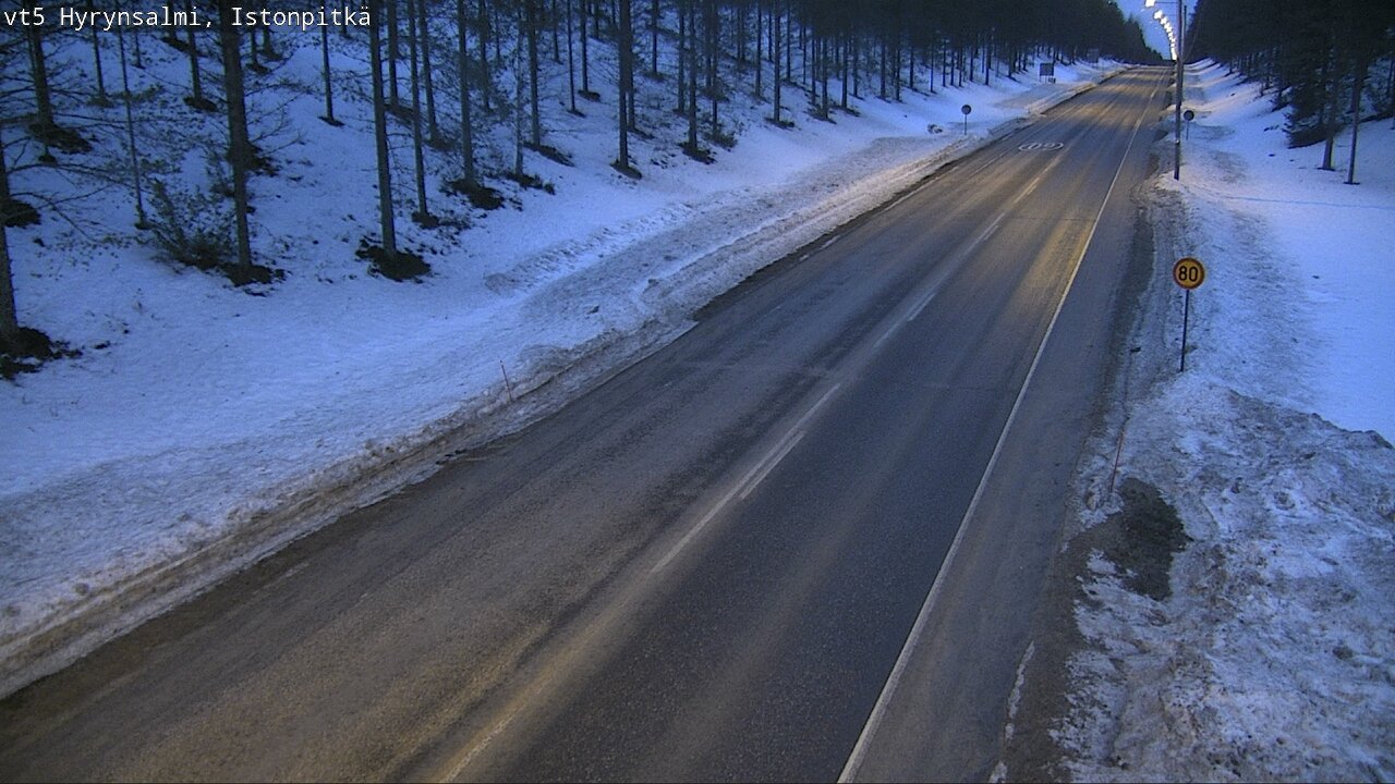 Kelikamerat Kuva Tie 5 Hyrynsalmi, Istonpitkä, Hyrynsalmi, Kainuu
