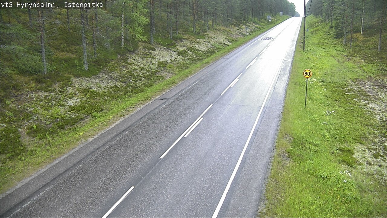 Kelikamerat Kuva Tie 5 Hyrynsalmi, Istonpitkä, Hyrynsalmi, Kainuu
