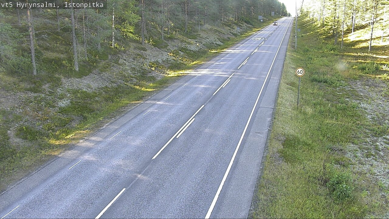 Kelikamerat Kuva Tie 5 Hyrynsalmi, Istonpitkä, Hyrynsalmi, Kainuu
