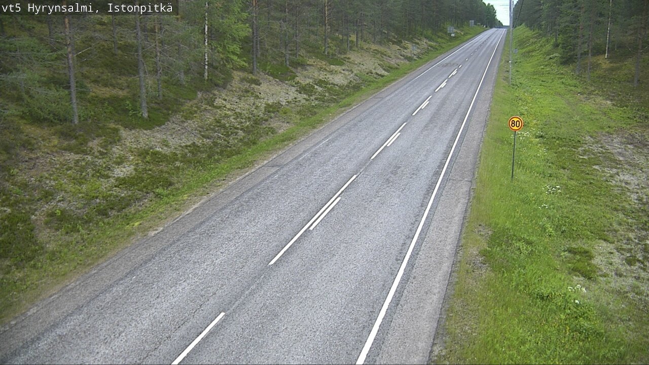Kelikamerat Kuva Tie 5 Hyrynsalmi, Istonpitkä, Hyrynsalmi, Kainuu