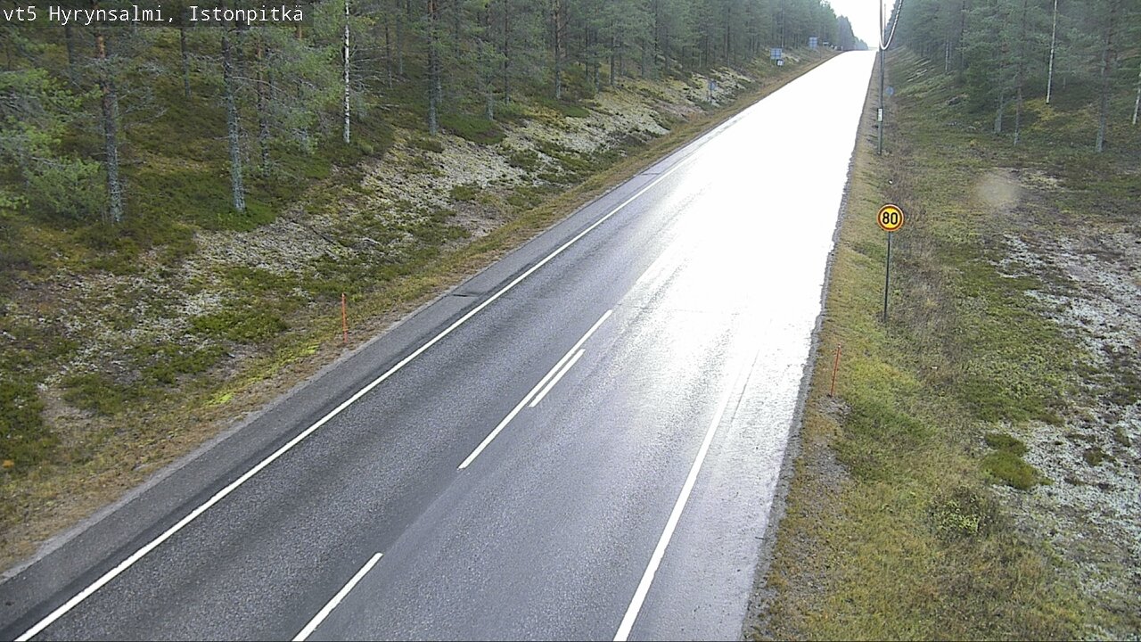 Kelikamerat Kuva Tie 5 Hyrynsalmi, Istonpitkä, Hyrynsalmi, Kainuu