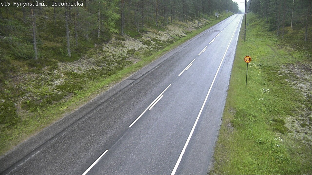Kelikamerat Kuva Tie 5 Hyrynsalmi, Istonpitkä, Hyrynsalmi, Kainuu